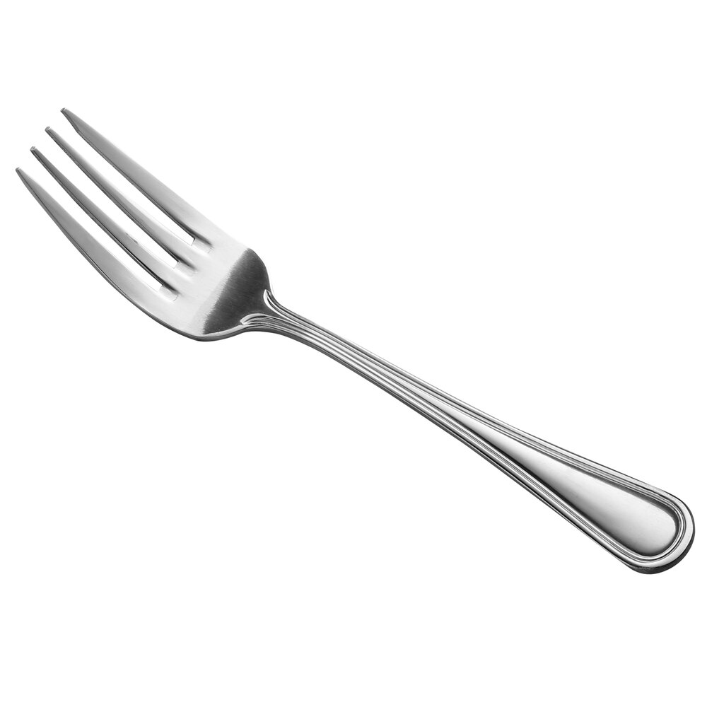 Libbey Brandware 164 038 McIntosh 7 3/4" 18/0 Stainless Steel Heavy Weight Salad Fork - 36/Case