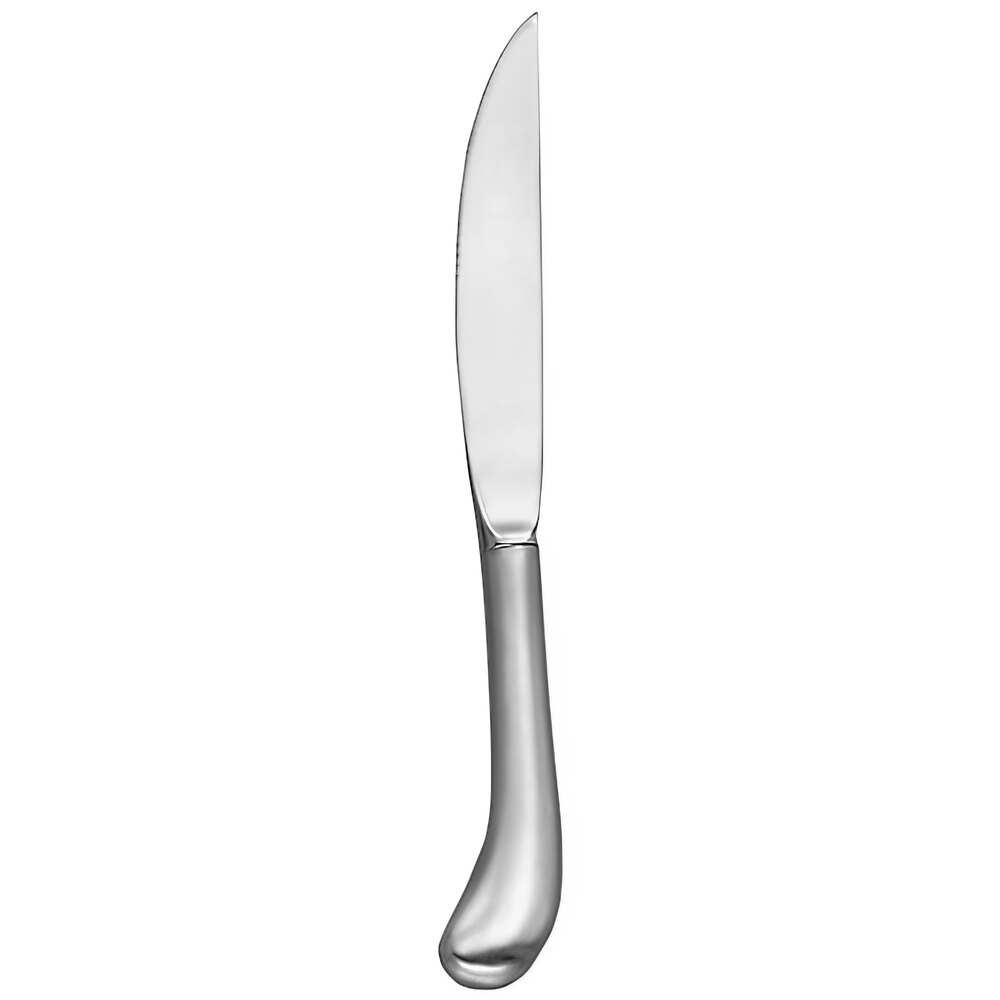 Libbey 195 2762 Pistol Grip 8 7/8" Stainless Steel Steak Knife with Hollow Handle - 12/Pack