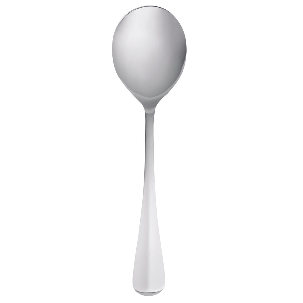 Libbey 213 004 Baguette 7 1/4" 18/0 Stainless Steel Heavy Weight Round Soup Spoon - 36/Case