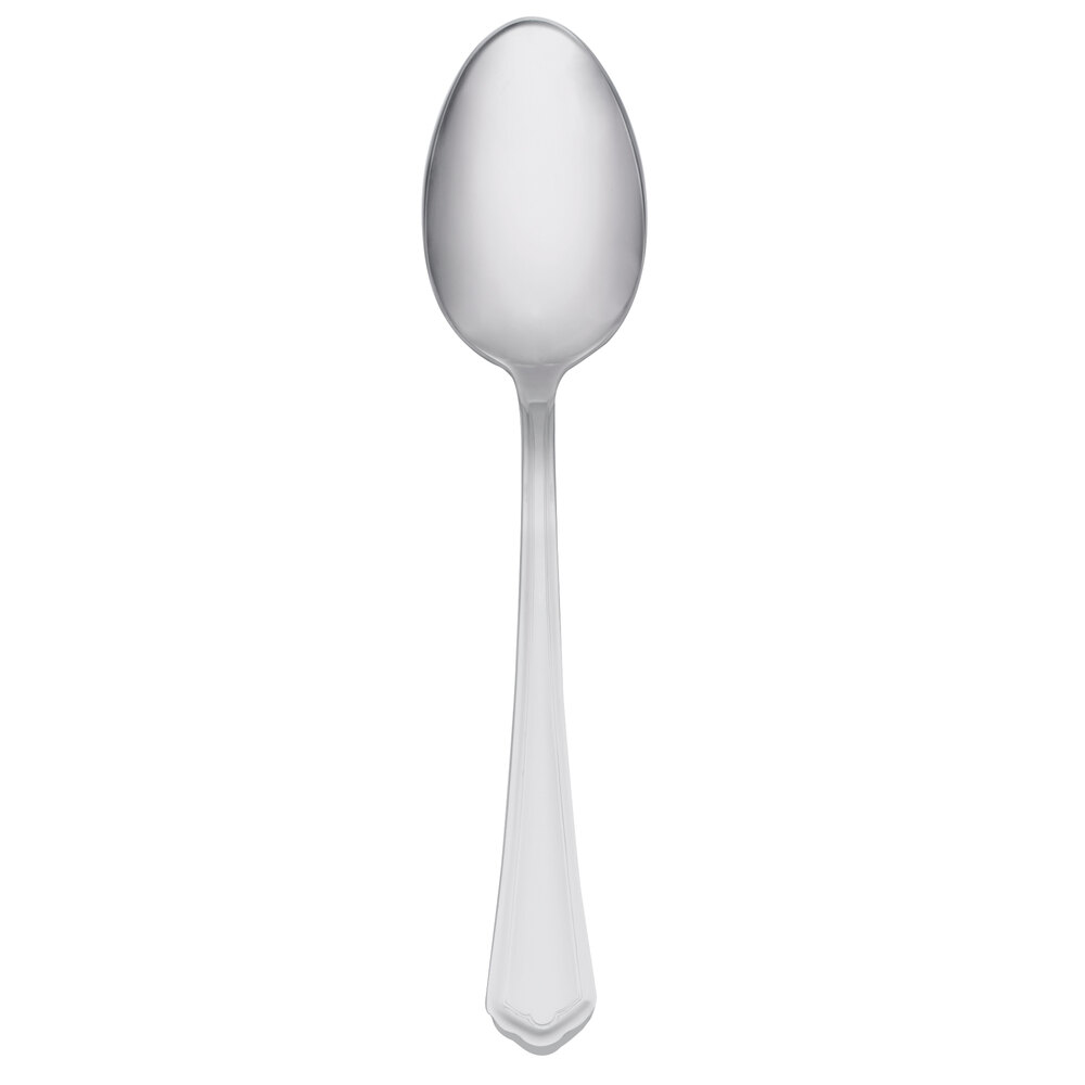 Libbey 256 003 Cortland 8 1/8" 18/0 Stainless Steel Heavy Weight Tablespoon / Serving Spoon - 36/Case