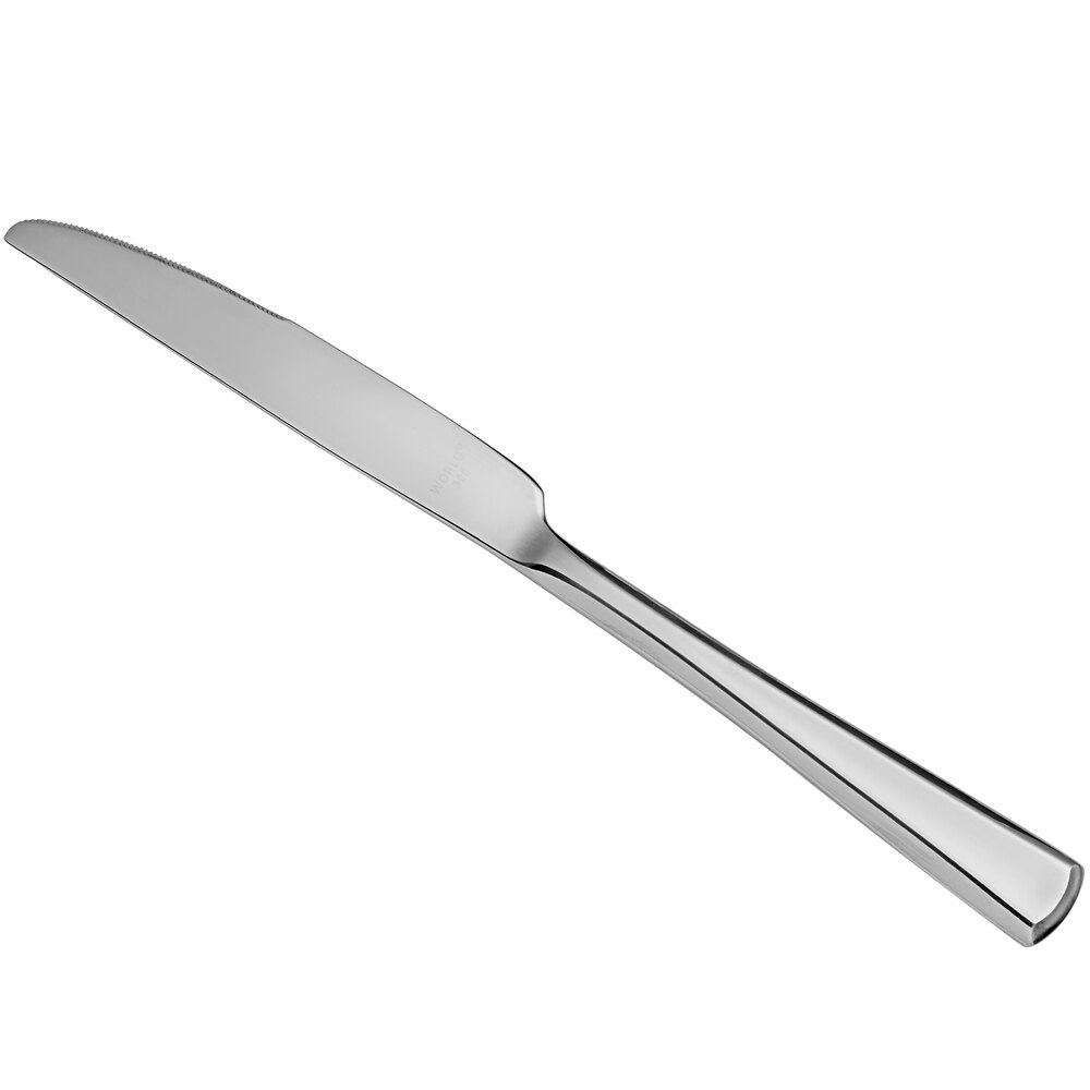 Libbey 304 5501 Adrina 9 1/2" 18/0 Stainless Steel Heavy Weight Dinner Knife - 12/Case