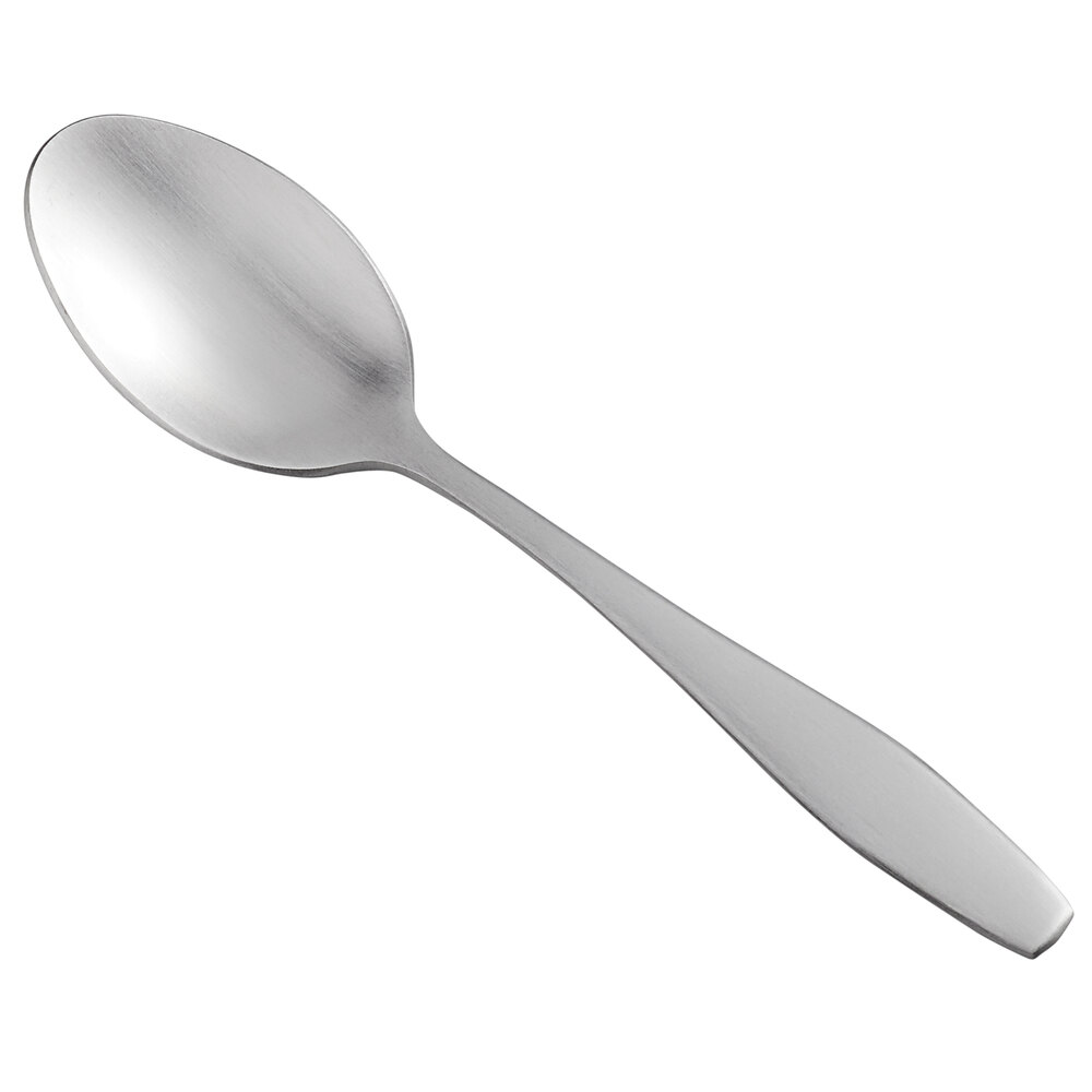 Libbey 318 007 Cresswell 4 3/4" 18/0 Stainless Steel Heavy Weight Demitasse Spoon - 36/Case