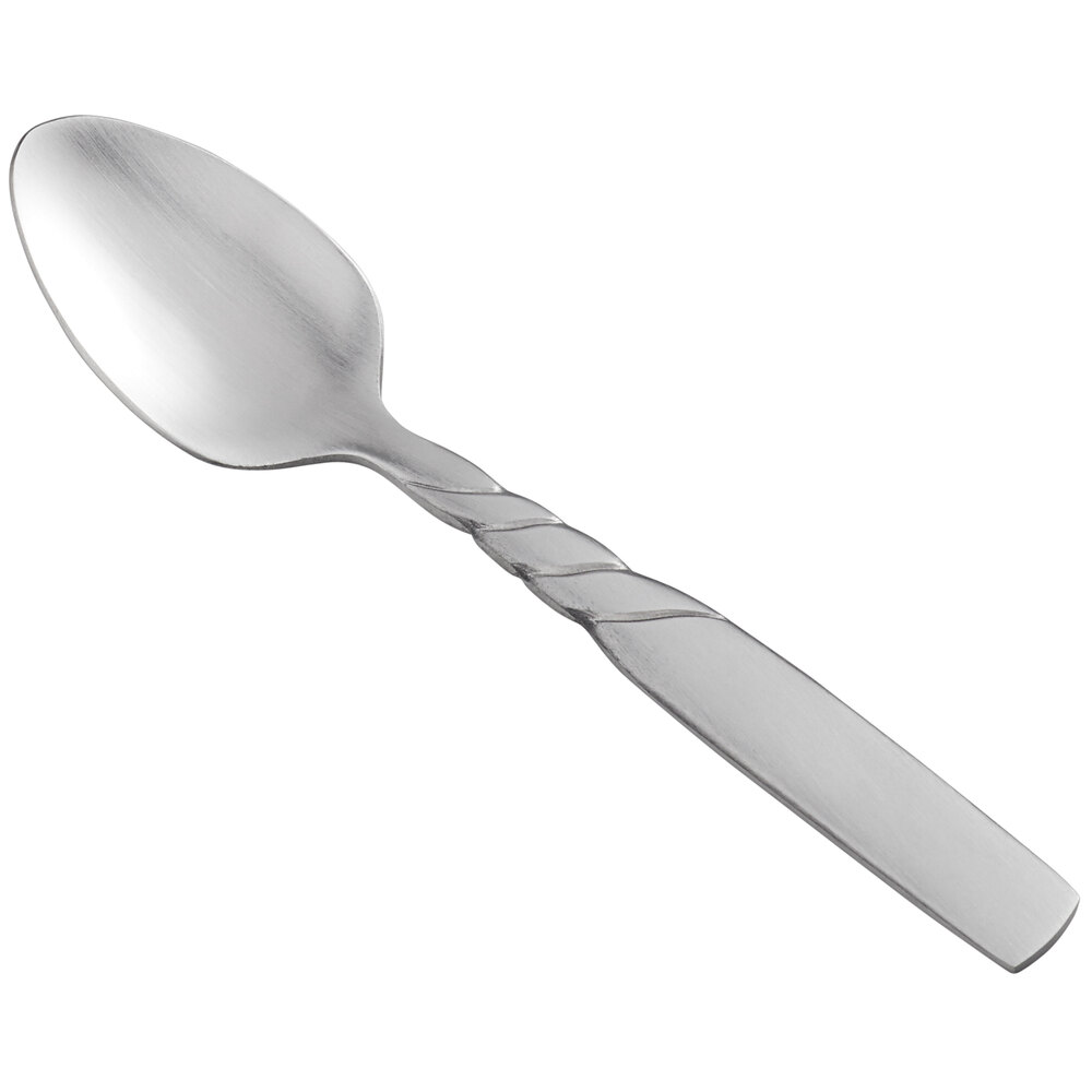 World Tableware 322 007 Collingwood 4 3/4" 18/0 Stainless Steel Heavy Weight Demitasse Spoon - 36/Case