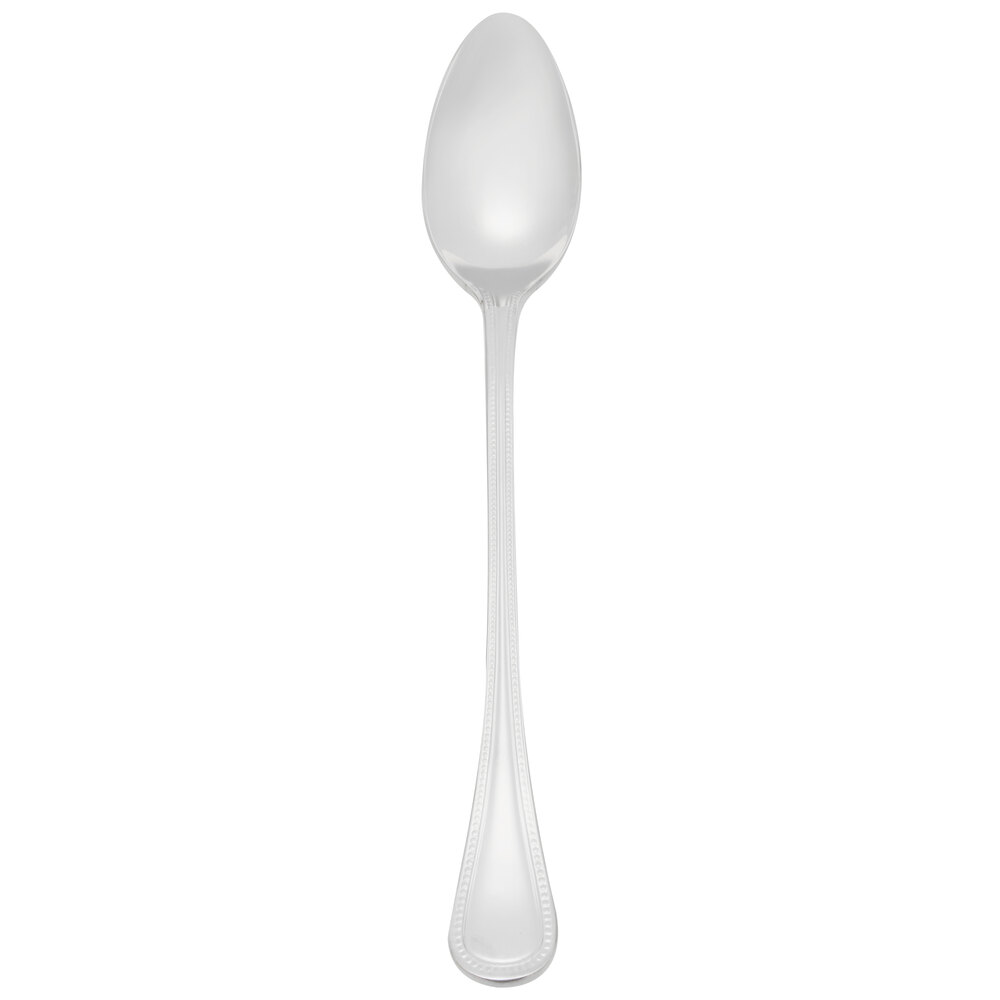 Libbey 407 021 Calais 7 7/8" 18/8 Stainless Steel Extra Heavy Weight Iced Tea Spoon - 12/Case