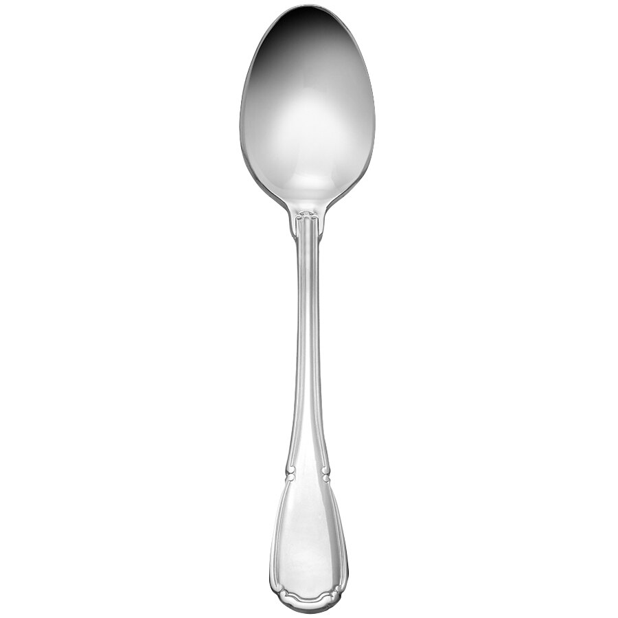 Reserve by Libbey 412 001 Baroque 6" 18/10 Stainless Steel Extra Heavy Weight Teaspoon - 12/Case