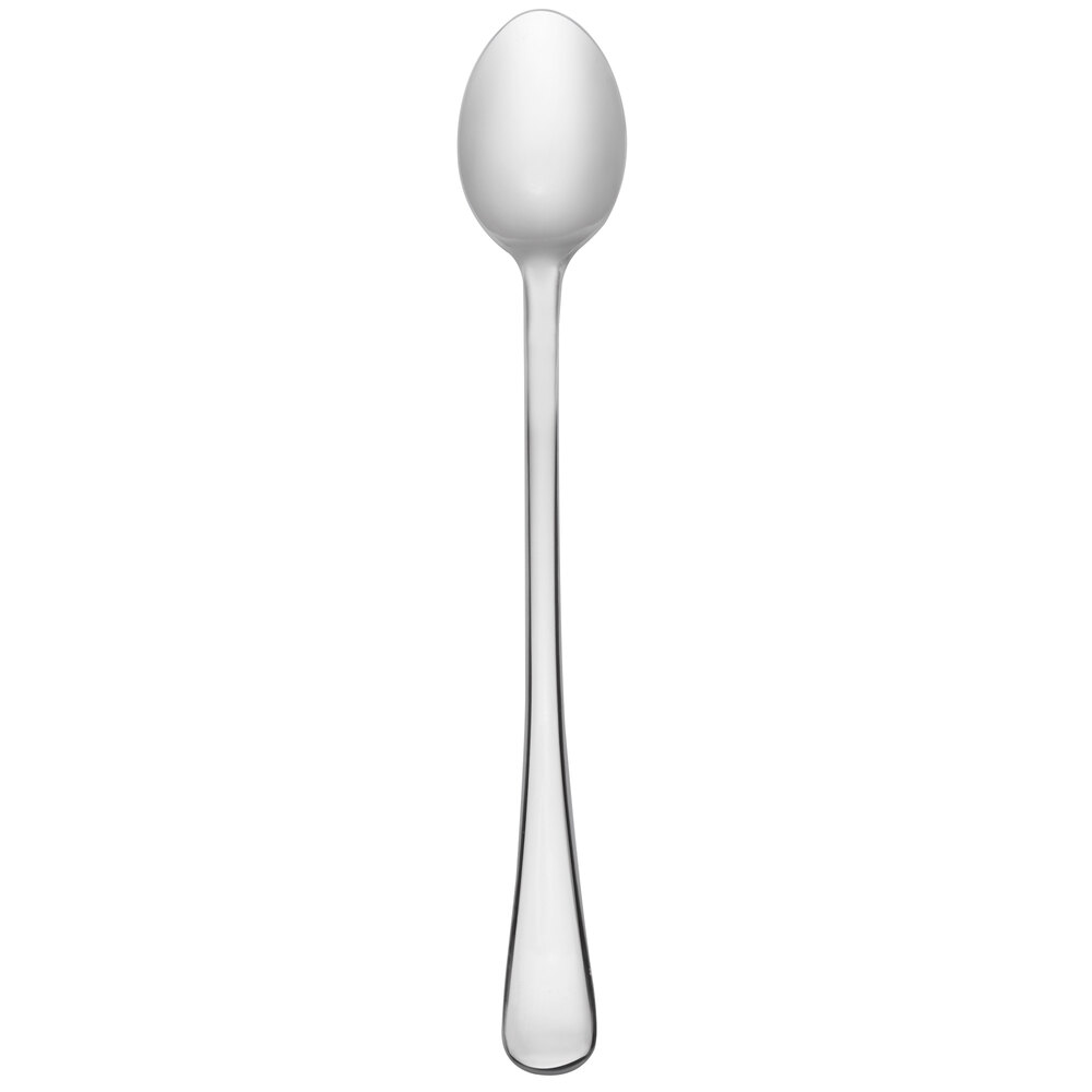 Libbey 467 021 Auberge 7 5/8" 18/0 Stainless Steel Heavy Weight Iced Tea Spoon - 36/Case