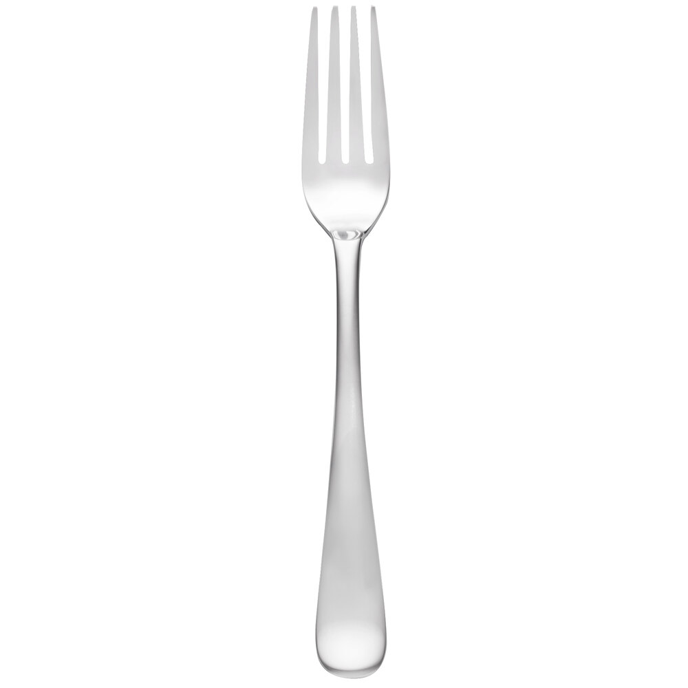 Libbey 467 030 Auberge 7" 18/0 Stainless Steel Heavy Weight Dessert Fork - 36/Case