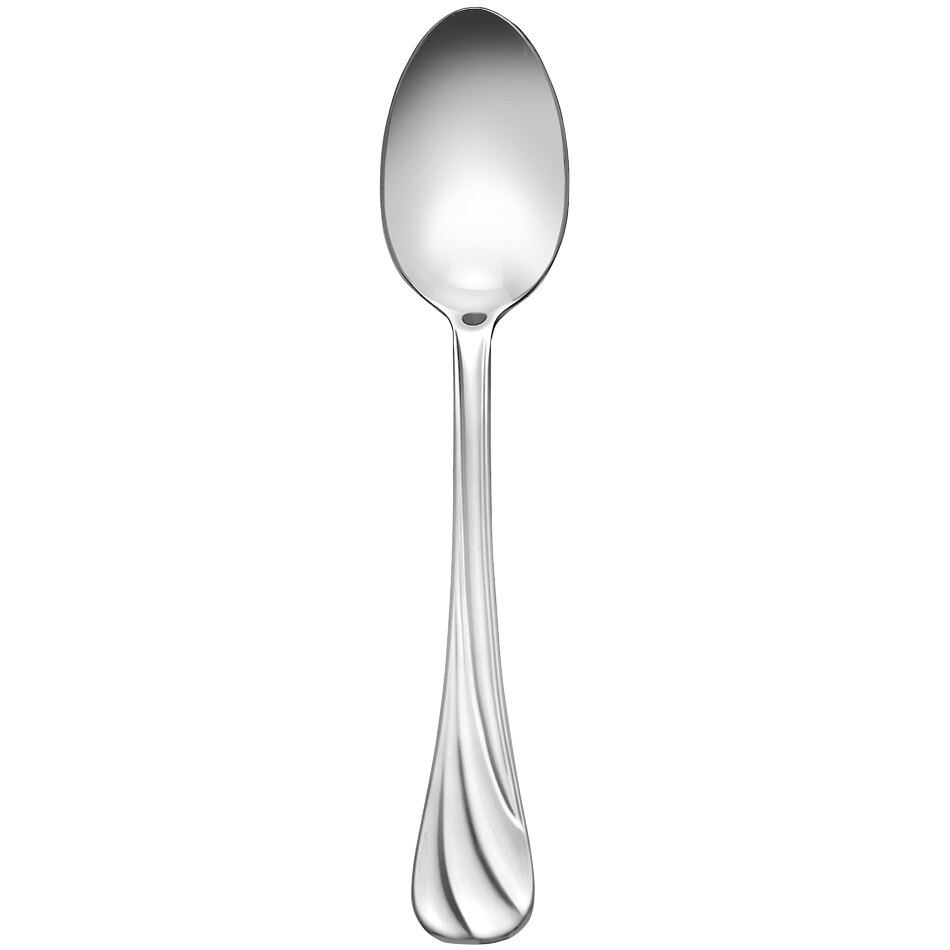 Libbey 491 001 Serenade 6 3/8" 18/8 Stainless Steel Extra Heavy Weight Teaspoon - 12/Case