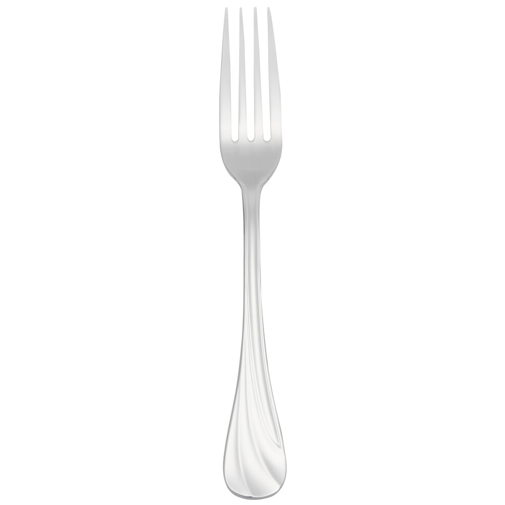 Libbey 491 039 Serenade 8 1/8" 18/8 Stainless Steel Extra Heavy Weight European Dinner Fork - 12/Case