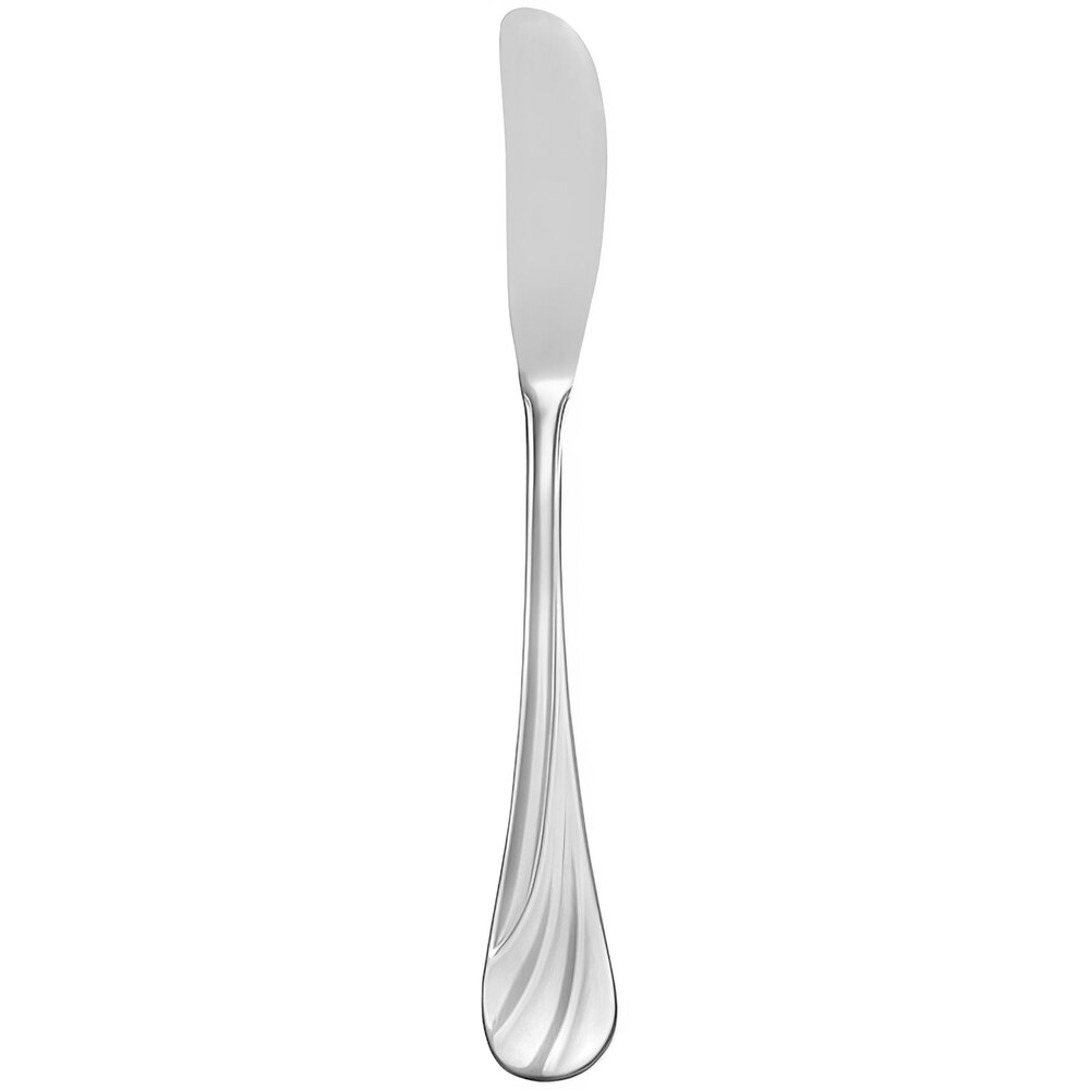Libbey 491 053 Serenade 5 3/4" 18/8 Stainless Steel Extra Heavy Weight Butter Spreader - 12/Case