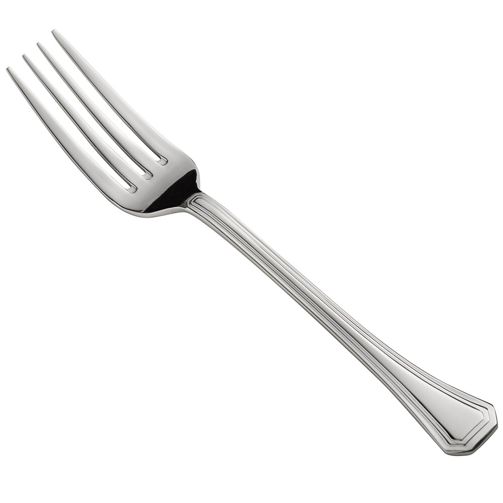 Libbey 511 039 High Society 8 1/4" 18/0 Stainless Steel Heavy Weight European Dinner Fork - 36/Case
