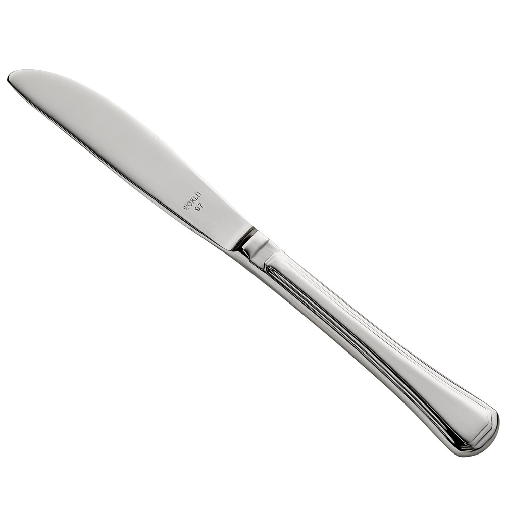 Libbey 511 554 High Society 7 1/8" 18/0 Stainless Steel Heavy Weight Bread and Butter Knife - 36/Case