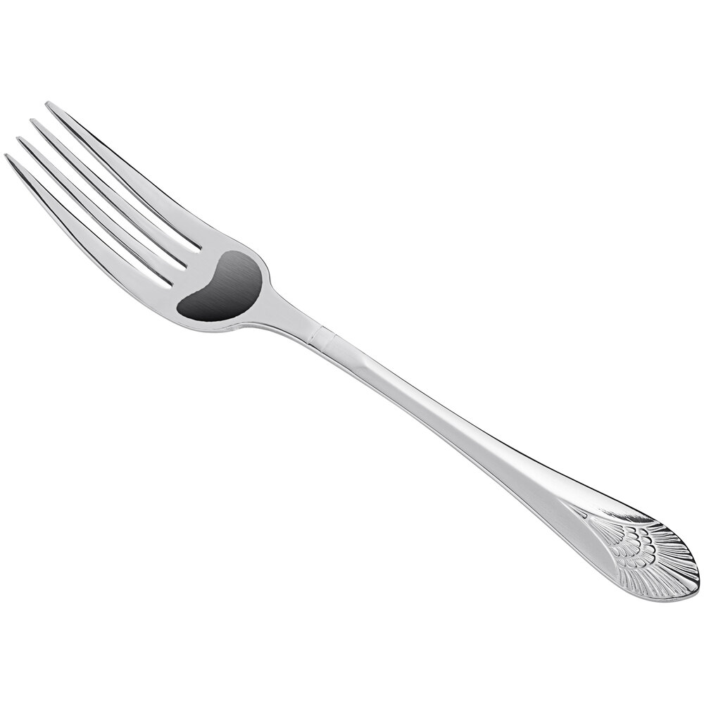 Libbey Metropolitan 8 1/8" 18/0 Stainless Steel Heavy Weight European Dinner Fork - 36/Case