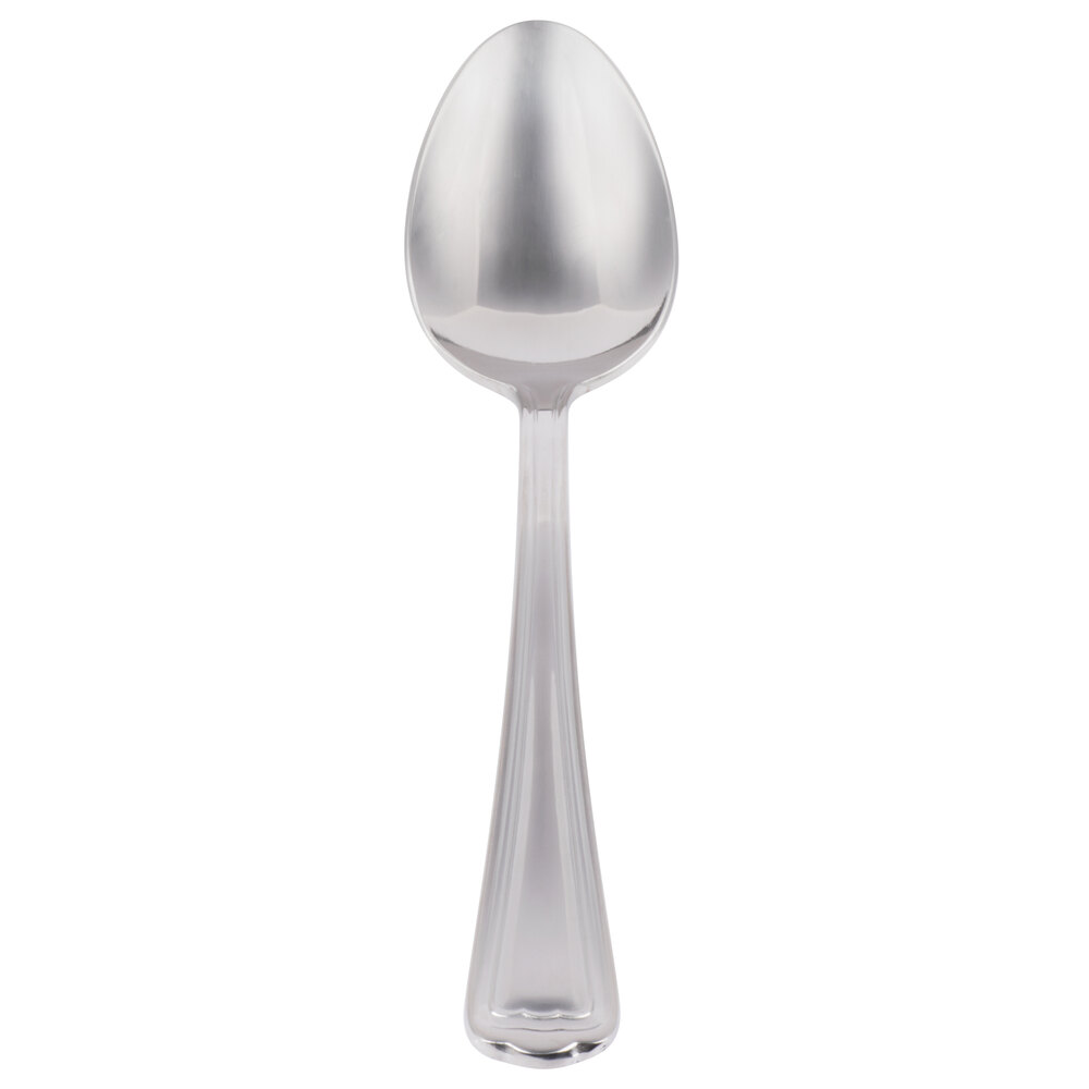 Libbey 578 002 Fairfield 7 1/4" 18/0 Stainless Steel Heavy Weight Dessert Spoon - 36/Case