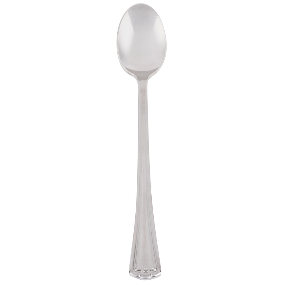 Libbey 578 021 Fairfield 7 1/2" 18/0 Stainless Steel Heavy Weight Iced Tea Spoon - 36/Case