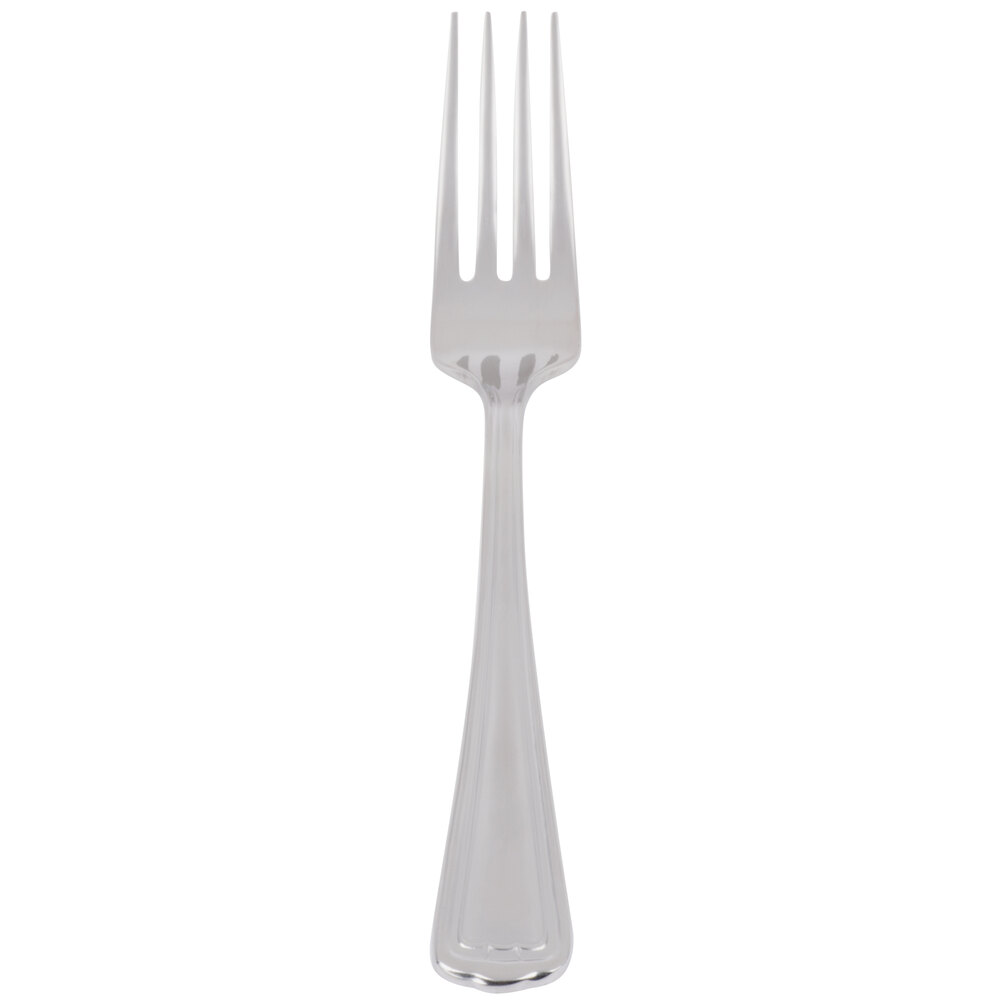 Libbey 578 027 Fairfield 7 1/2" 18/0 Stainless Steel Heavy Weight Dinner Fork - 36/Case