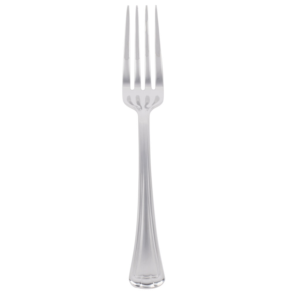 Libbey 578 039 Fairfield 8 1/4" 18/0 Stainless Steel Heavy Weight European Dinner Fork - 36/Case