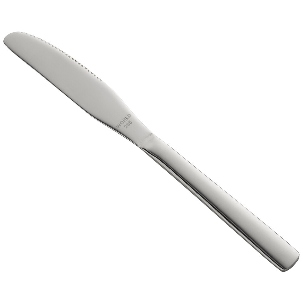 Libbey 660 5912 Deluxe Windsor 8 3/8" 18/0 Stainless Steel Heavy Weight Entree Knife - 36/Case