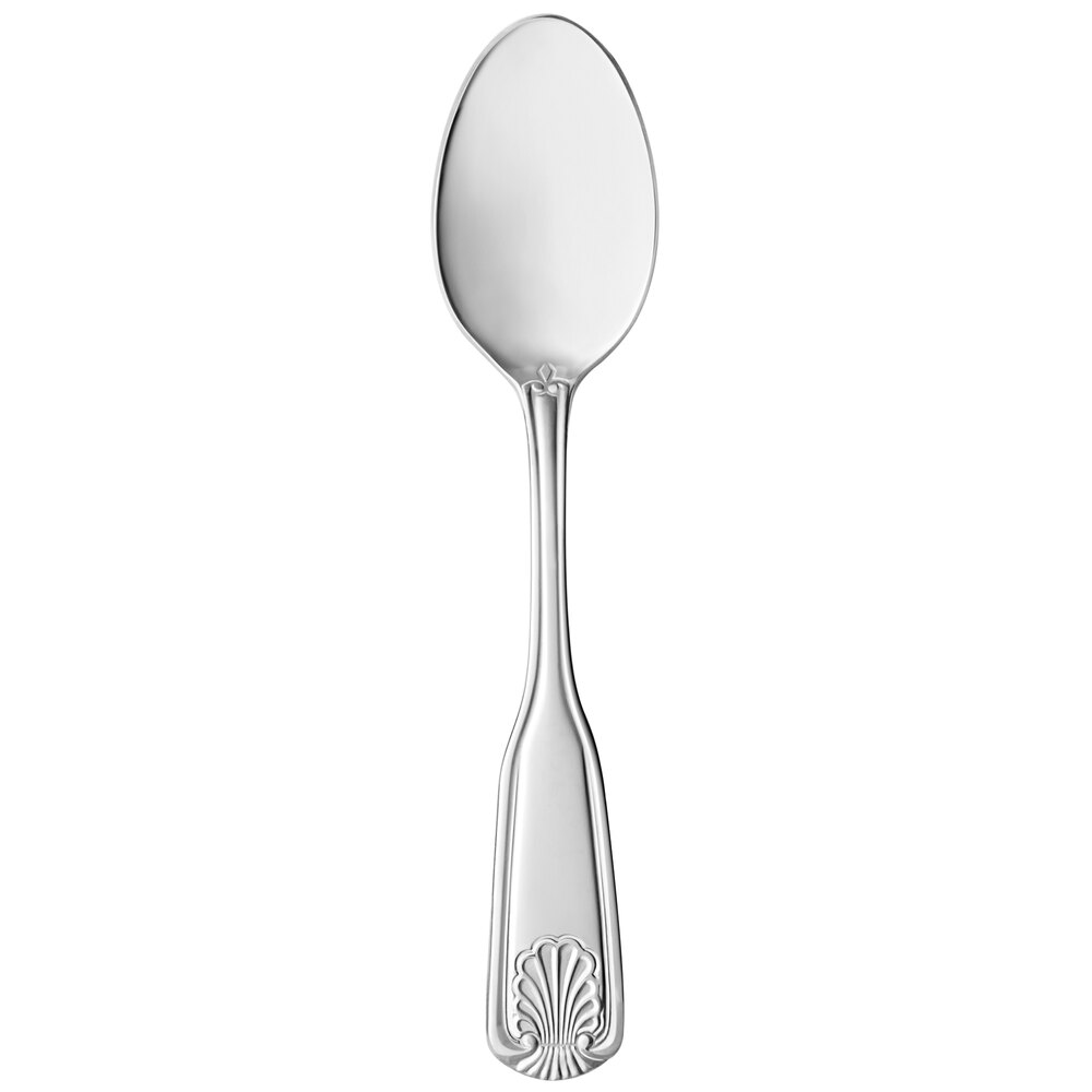 World Tableware 685 001 Coquille 6 1/4" 18/0 Stainless Steel Heavy Weight Teaspoon - 36/Case