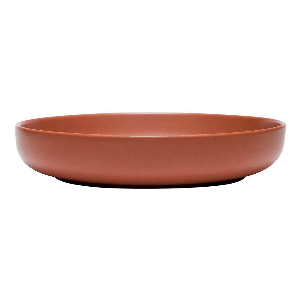 Libbey Driftstone 34 oz. Clay Satin Matte Porcelain Low Bowl - 12/Case