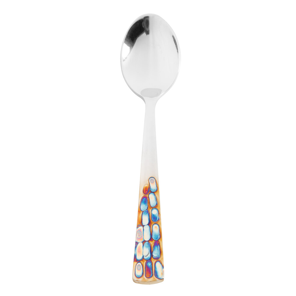 Reserve by Libbey 702 001 Pebblestone 6 1/8" 18/10 Stainless Steel Extra Heavy Weight Teaspoon - 12/Case
