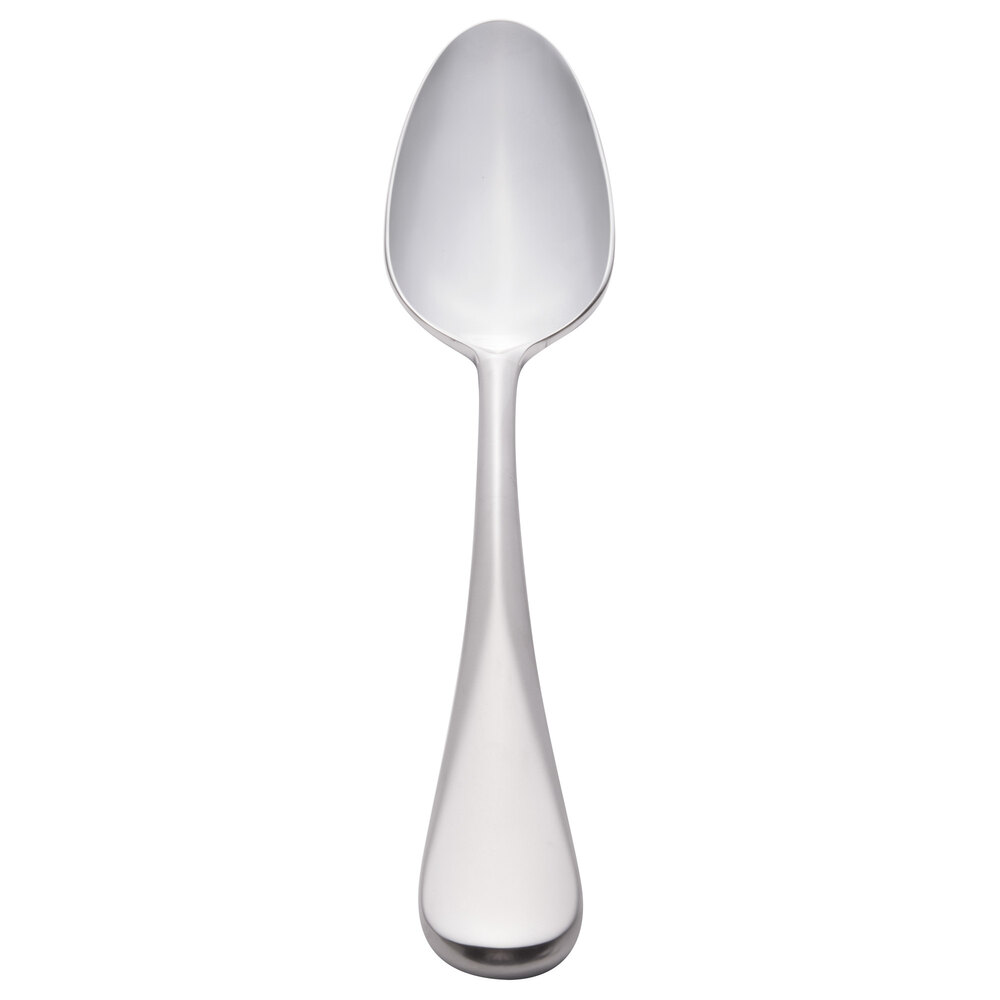 Reserve by Libbey 703 002 Equity 8" 18/10 Stainless Steel Extra Heavy Weight Dessert Spoon - 12/Case