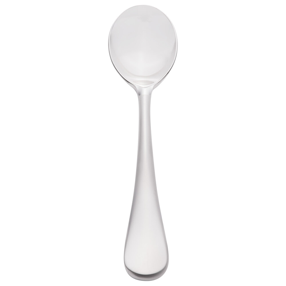 Reserve by Libbey 703 016 Equity 6 1/2" 18/10 Stainless Steel Extra Heavy Weight Bouillon Spoon - 12/Case