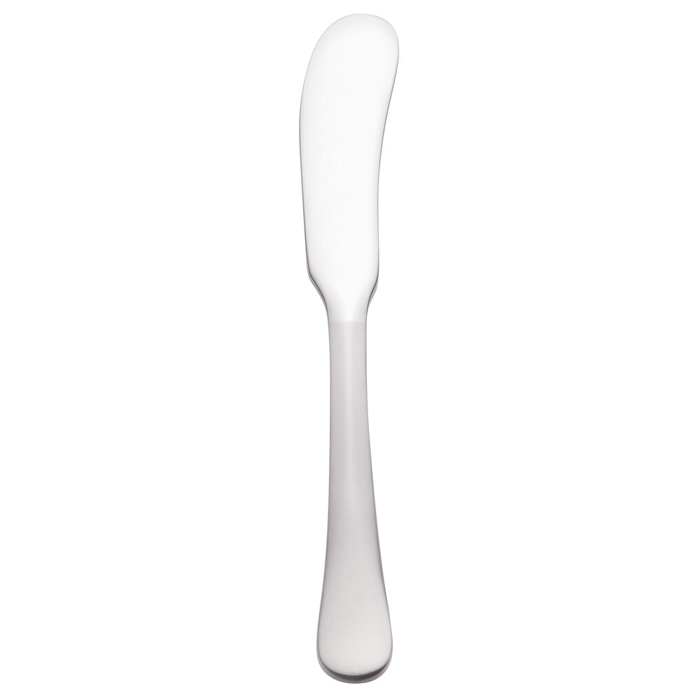 Reserve by Libbey 703 053 Equity 5 7/8" 18/10 Stainless Steel Extra Heavy Weight Butter Spreader - 12/Case