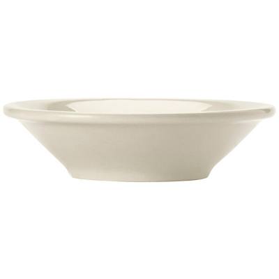Libbey Porcelana Cream 3.8 oz. Cream White Rolled Edge Porcelain Fruit Bowl