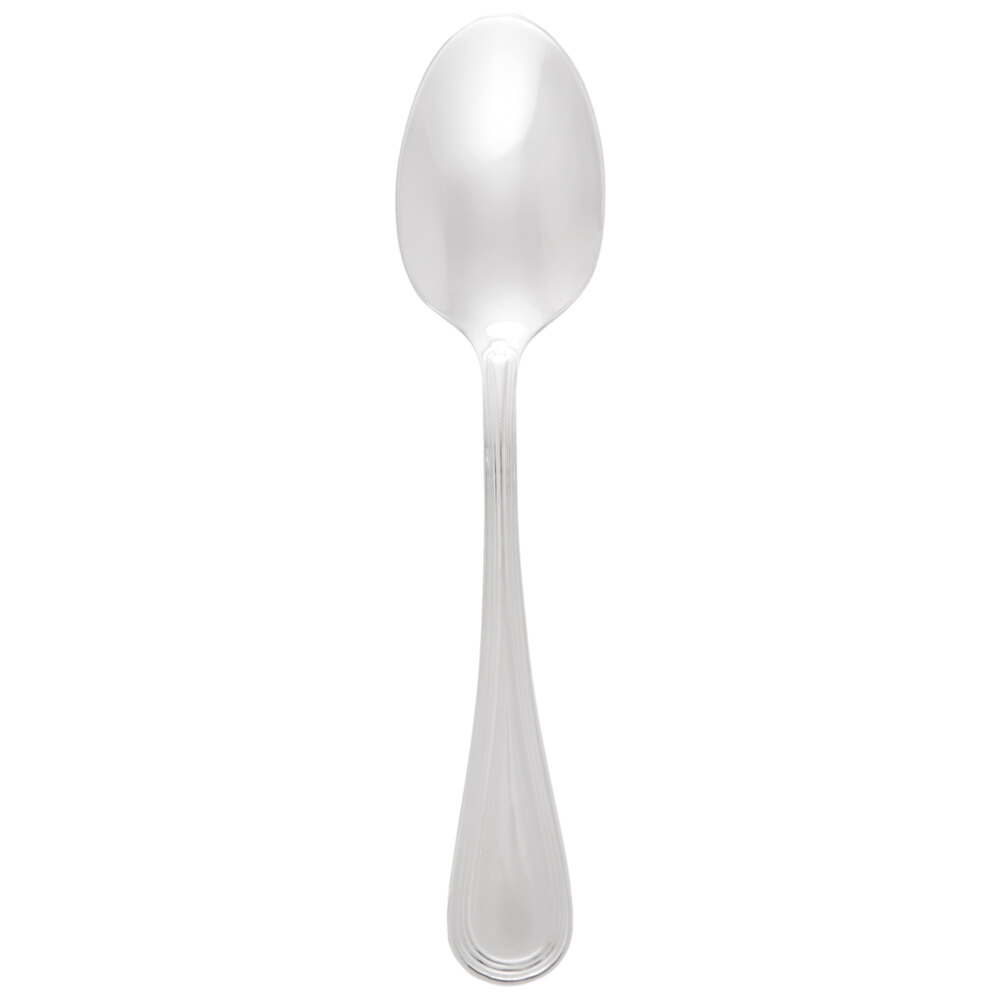 Libbey 774 008 Geneva 5 3/8" 18/8 Stainless Steel Extra Heavy Weight European Teaspoon - 12/Case