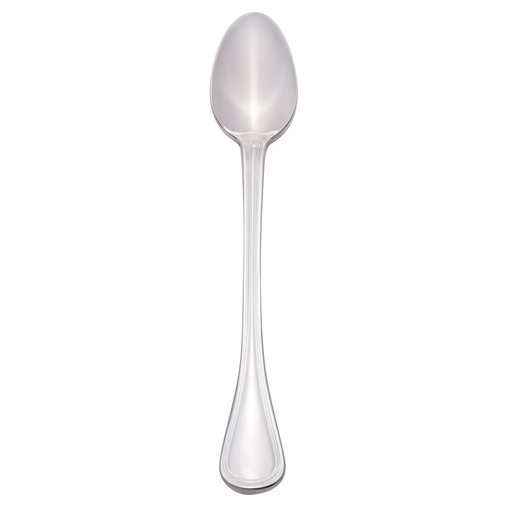 Libbey 774 021 Geneva 8" 18/8 Stainless Steel Extra Heavy Weight Iced Tea Spoon - 12/Case