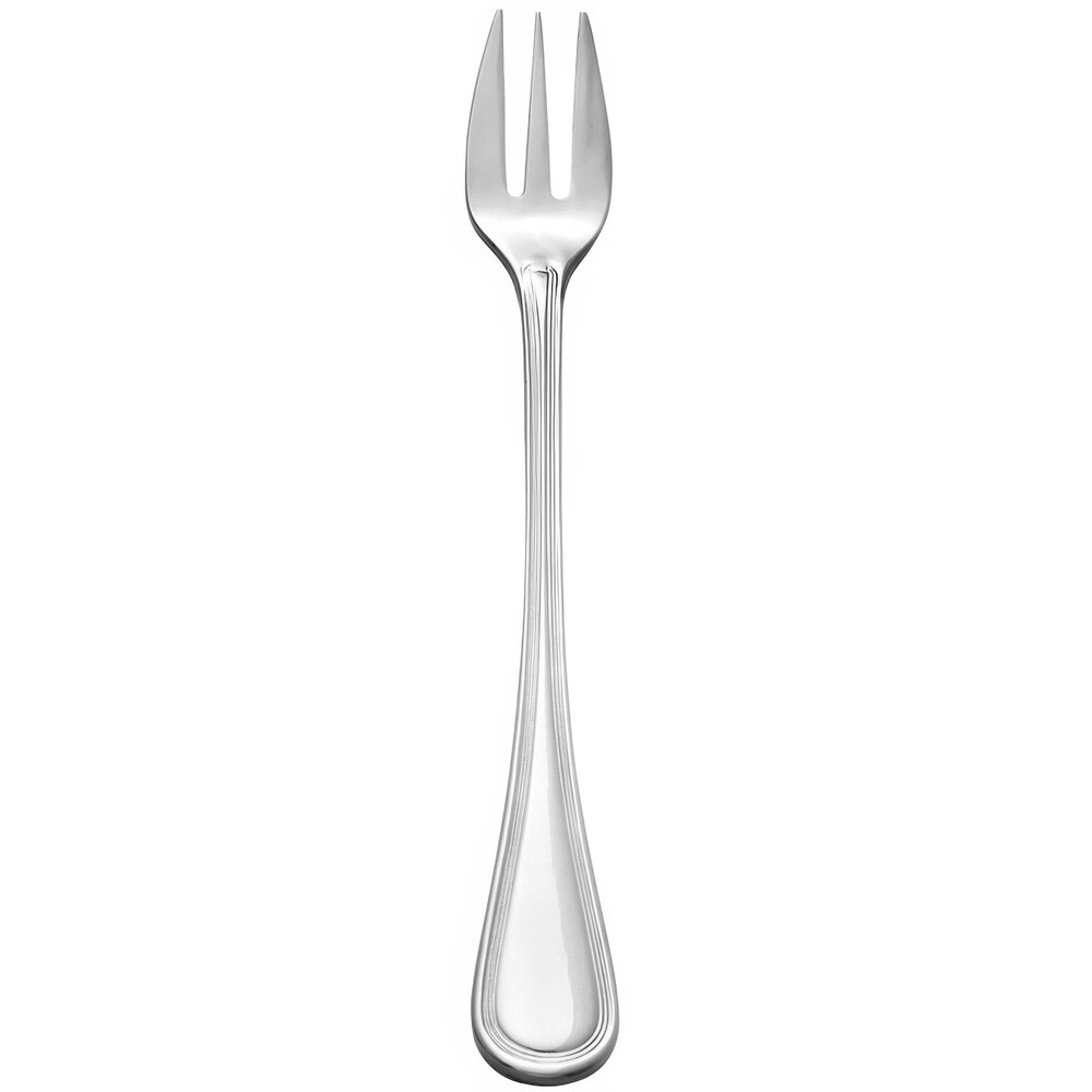 Libbey 774 029 Geneva 6" 18/8 Stainless Steel Extra Heavy Weight Cocktail Fork - 12/Case