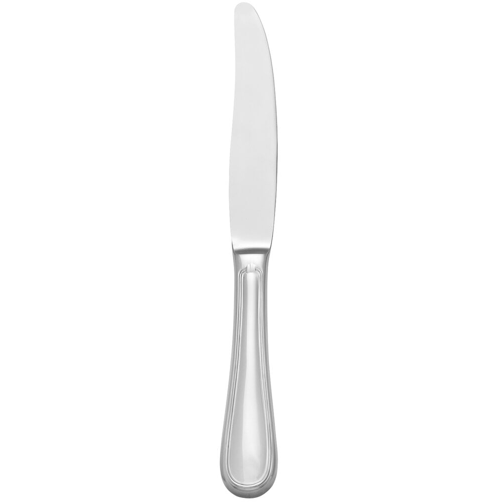 Libbey 774 2701 Geneva 9 3/4" 18/8 Stainless Steel Extra Heavy Weight Dinner Knife with Hollow Handle - 12/Case