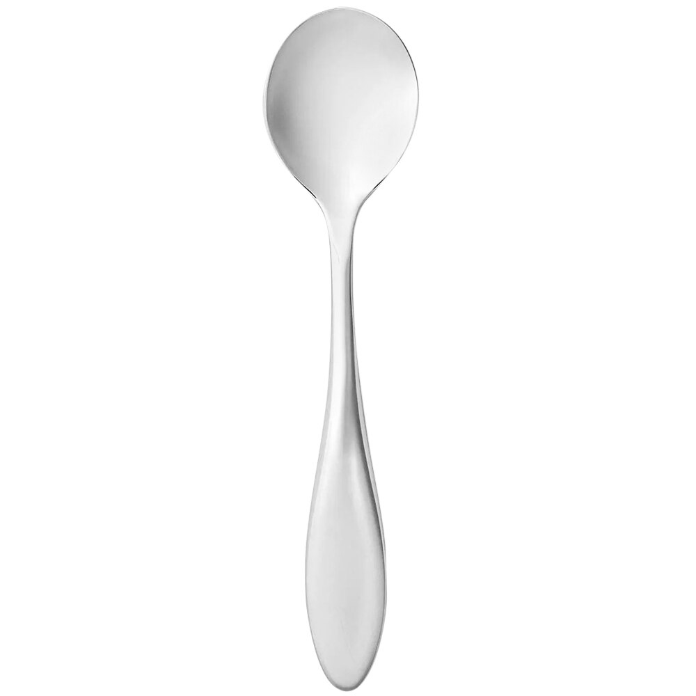 Libbey Ada 7 1/8" 18/8 Stainless Steel Extra Heavy Weight Teaspoon - 12/Case