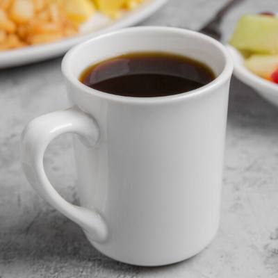 Libbey 840-125-002 Porcelana 8.5 oz. Bright White Porcelain Kona Mug