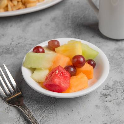 Libbey 840-310-020 Porcelana 5.5 oz. Bright White Porcelain Fruit Bowl