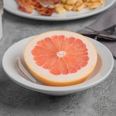 Libbey 840-320-020 Porcelana 10 oz. Bright White Porcelain Grapefruit Bowl