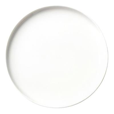 Libbey Porcelana 10 1/2" Round Bright White Porcelain Plate