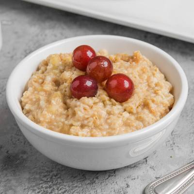 Libbey 840-350-035 Porcelana 10 oz. Bright White Porcelain Oatmeal Bowl