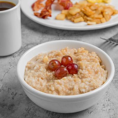 Libbey 840-360-009 Porcelana 15 oz. Bright White Porcelain Oatmeal Bowl