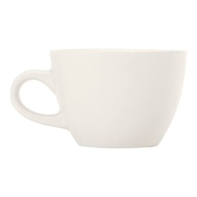 Libbey Porcelana 8 oz. Round Bright White Porcelain Low Cup