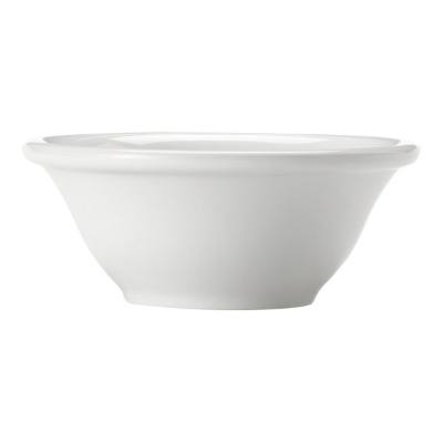 Libbey Porcelana 6.5 oz. Round Bright White Porcelain Fruit Bowl