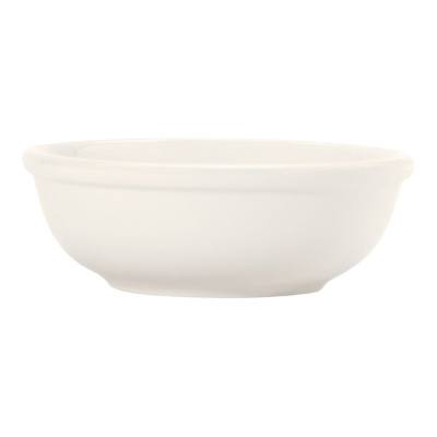 Libbey Porcelana 13.5 oz. Round Bright White Porcelain Nappie Bowl