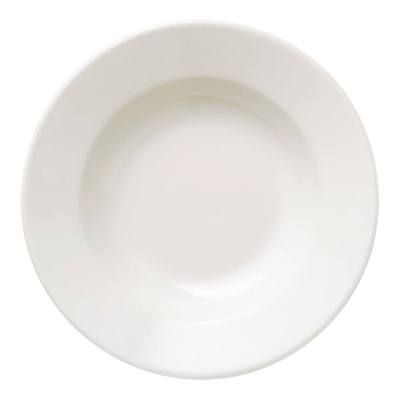 Libbey Porcelana 10.1 oz. Round Bright White Porcelain Deep Soup Bowl