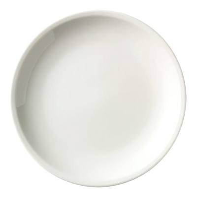 Libbey Porcelana 8 1/4" Round Bright White Porcelain Plate