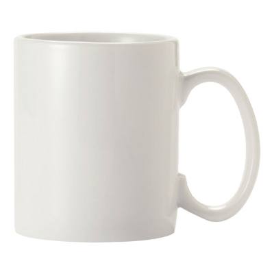 Libbey Porcelana 11 oz. Round Bright White Porcelain Mug