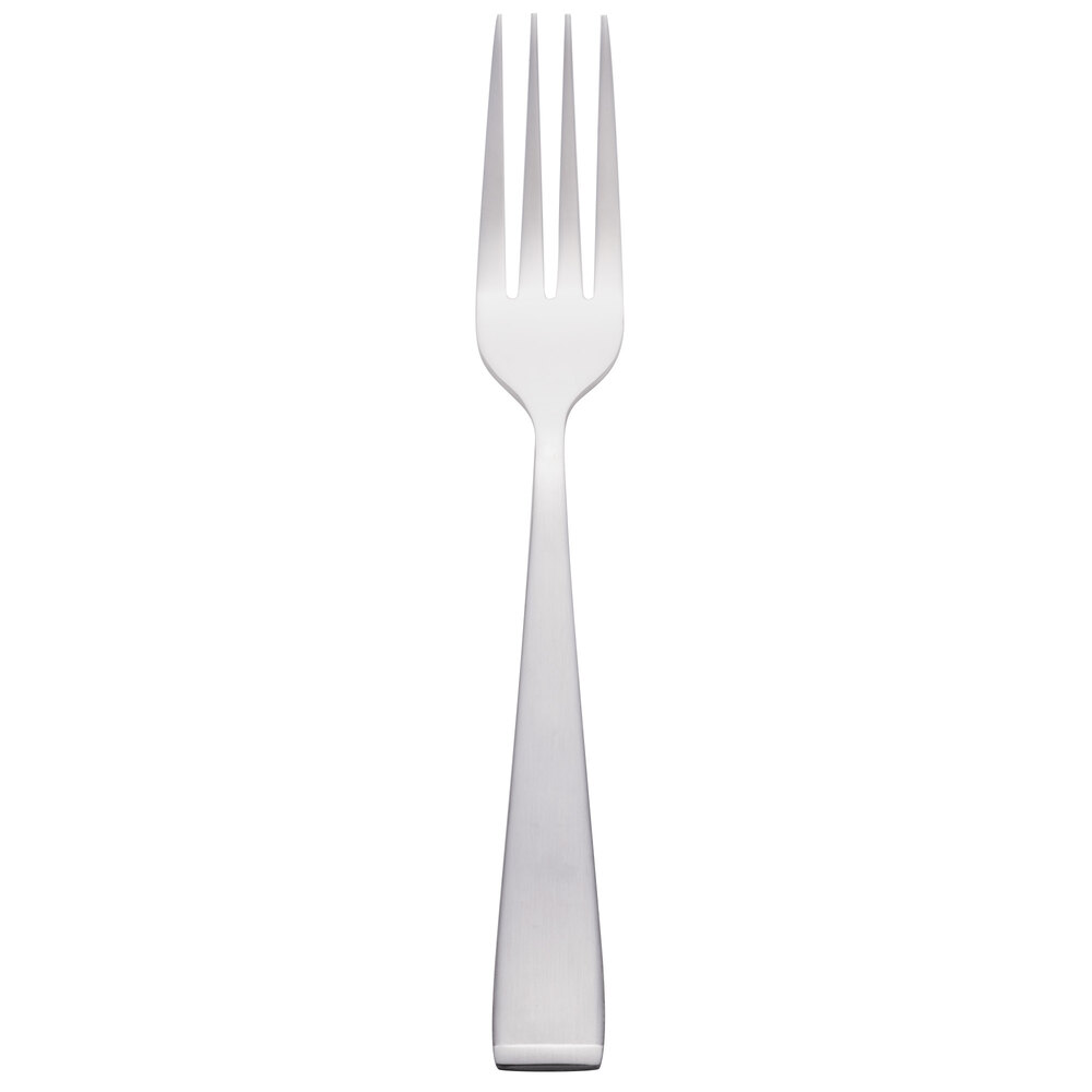 Libbey 858 030 New Charm 7 1/2" 18/0 Stainless Steel Heavy Weight Utility / Dessert Fork - 36/Case