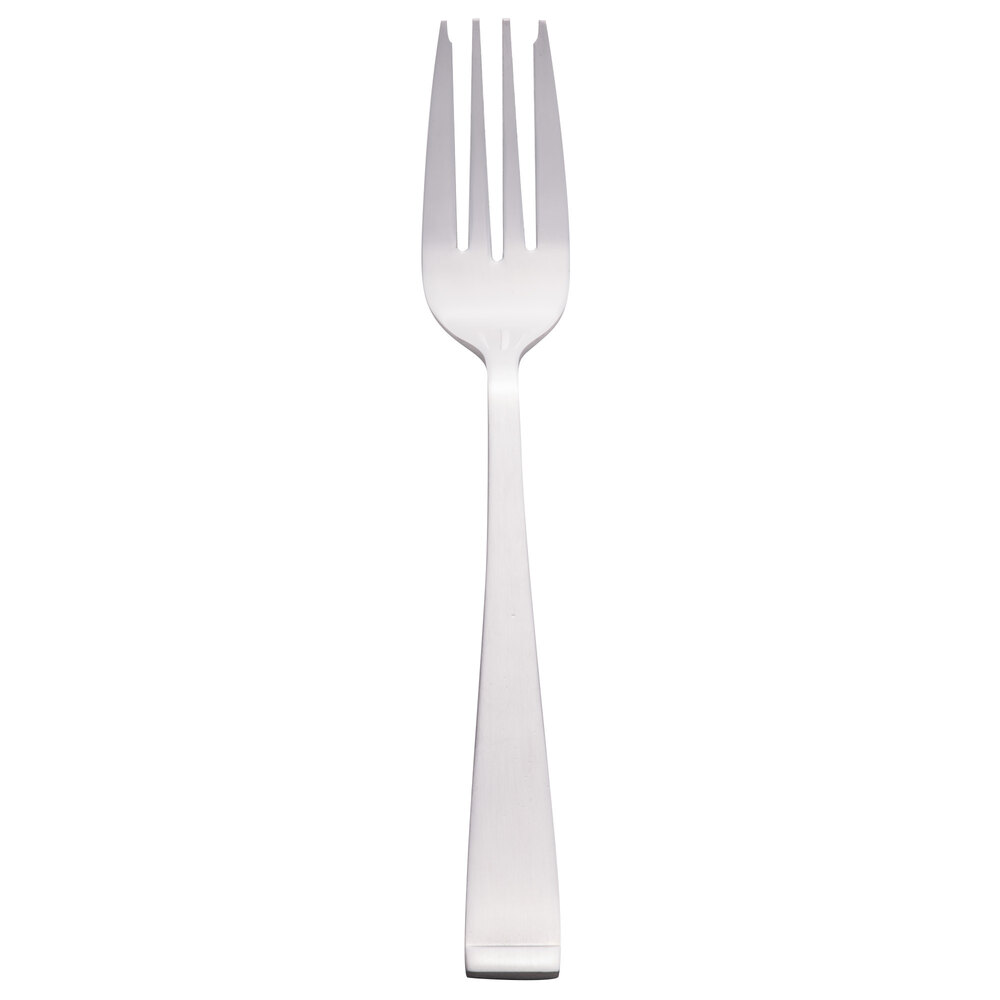 Libbey 858 038 New Charm 7" 18/0 Stainless Steel Heavy Weight Salad Fork - 36/Case