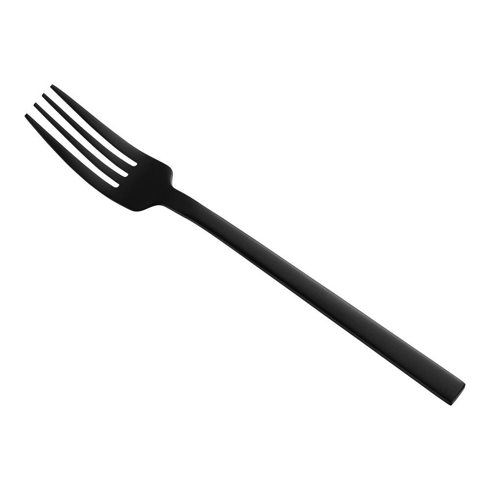 Libbey Elexa Satin Noir 8 3/8" 18/0 Stainless Steel Heavy Weight Dinner Fork - 36/Case