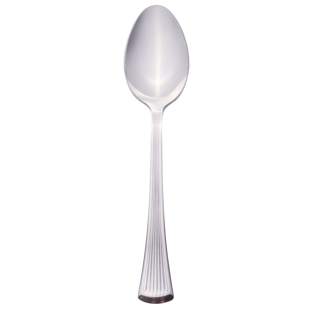 Libbey 881 002 Minuet 7" 18/0 Stainless Steel Heavy Weight Dessert Spoon - 36/Case